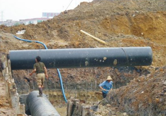 聯塑HDPE纏繞增強管施工技術2